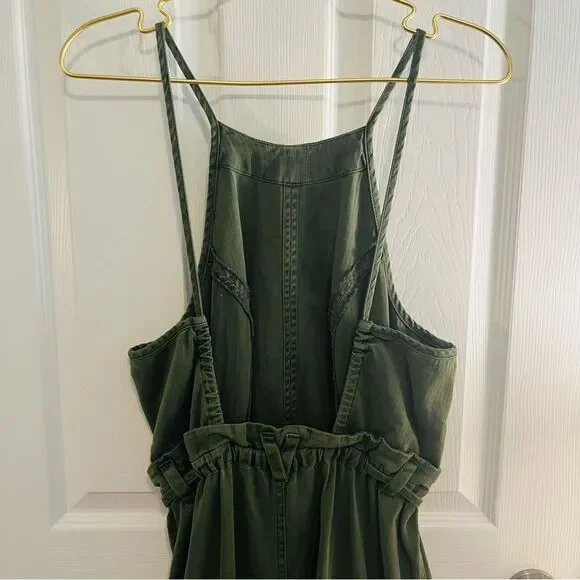 Free People Hearts Run Free Denim Jumpsuit - Picture 10 of 11